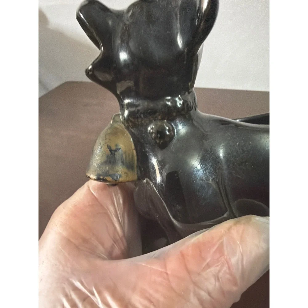 Unbranded Redware Cow Creamer Pitcher EmVintage Ceramic Farmhouse Cottagecore